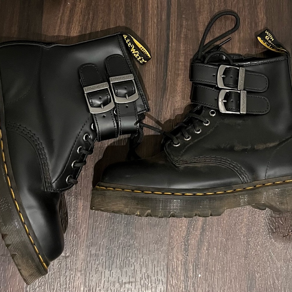 Dr Martens Side Zip Boots Size 8